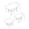 Monarch Specialties Table Set, 3pcs Set, Coffee, End, Side, Accent, Living Room, Grey Laminate, Transitional I 7870P - alternate 2
